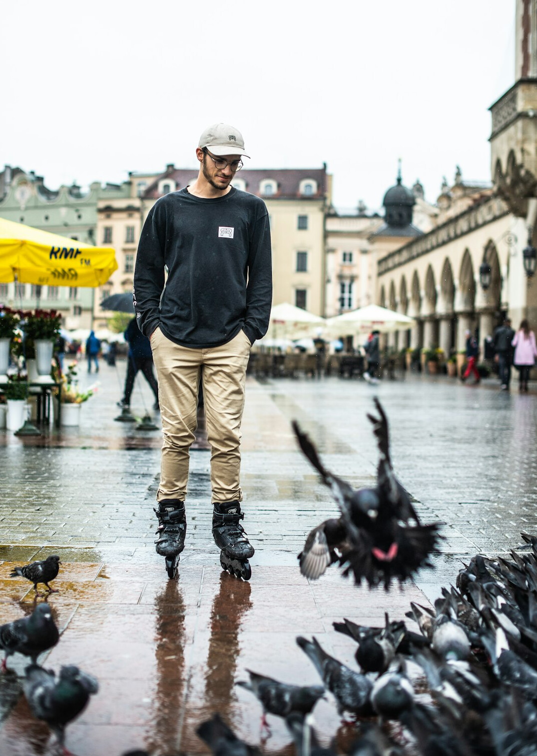 Portrait of a Polish male documentary photographer and workshop instructor